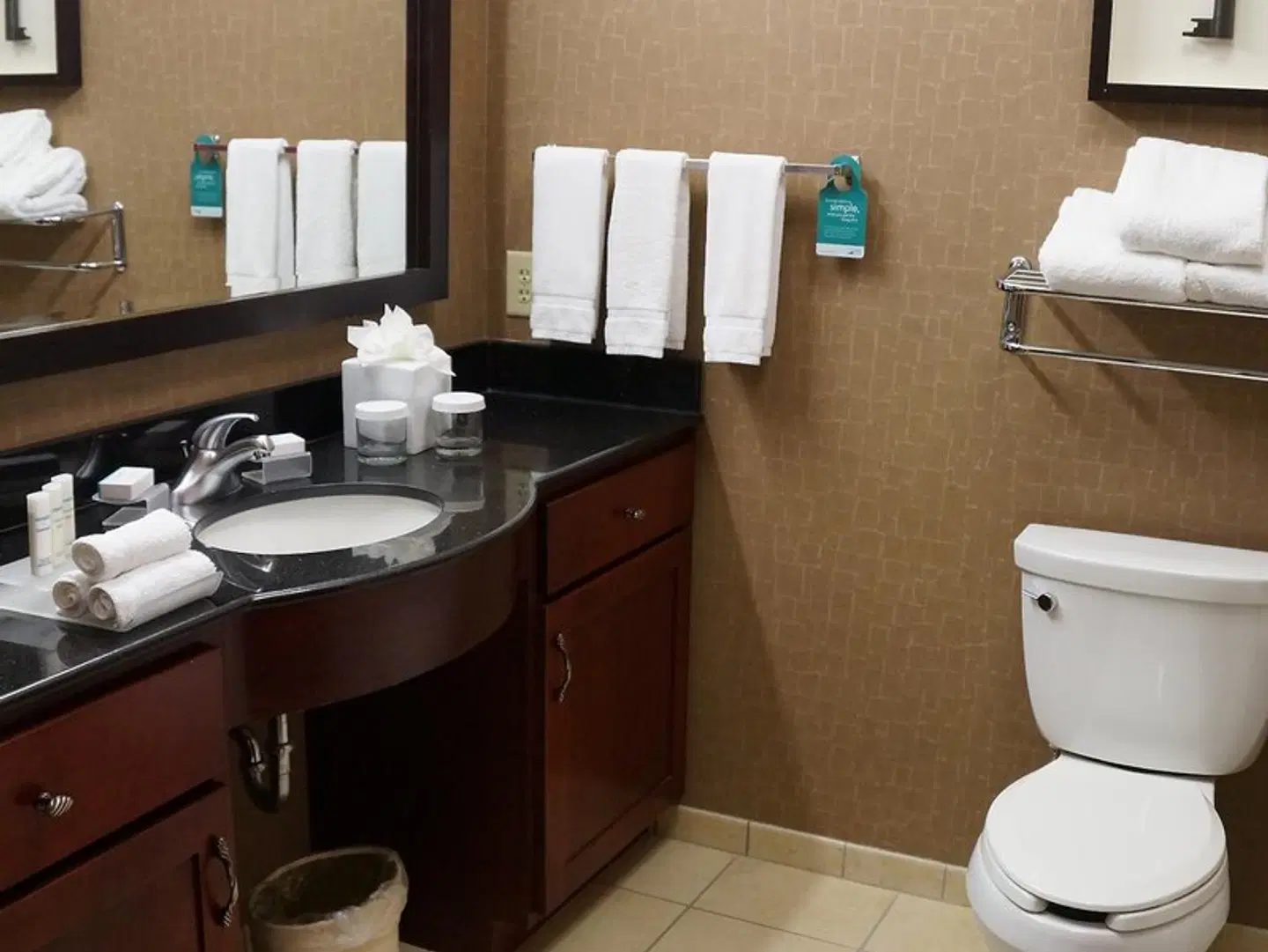 Homewood Suites by Hilton Indianapolis-Downtown Badezimmer