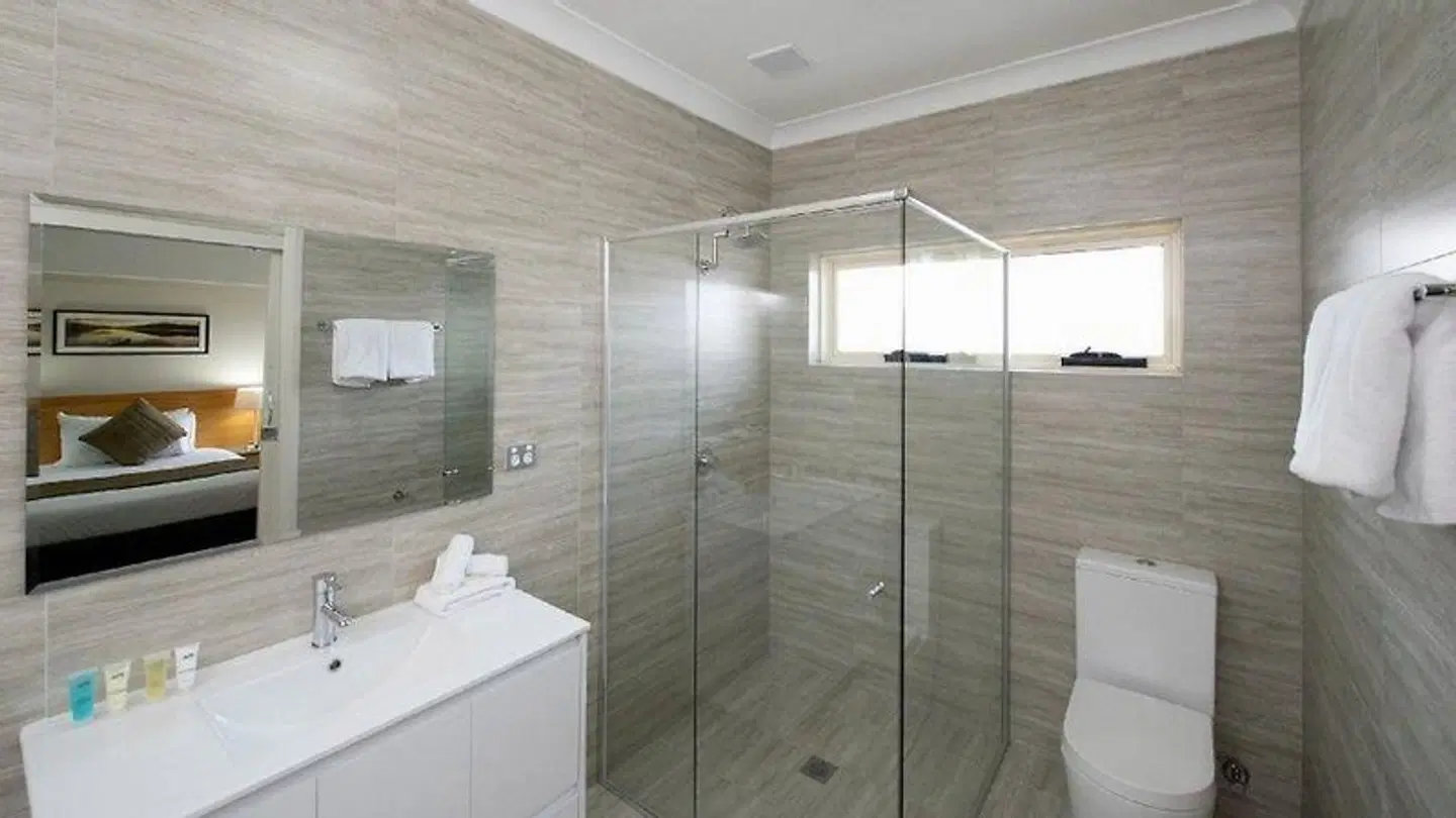 APX Apartments Parramatta Badezimmer