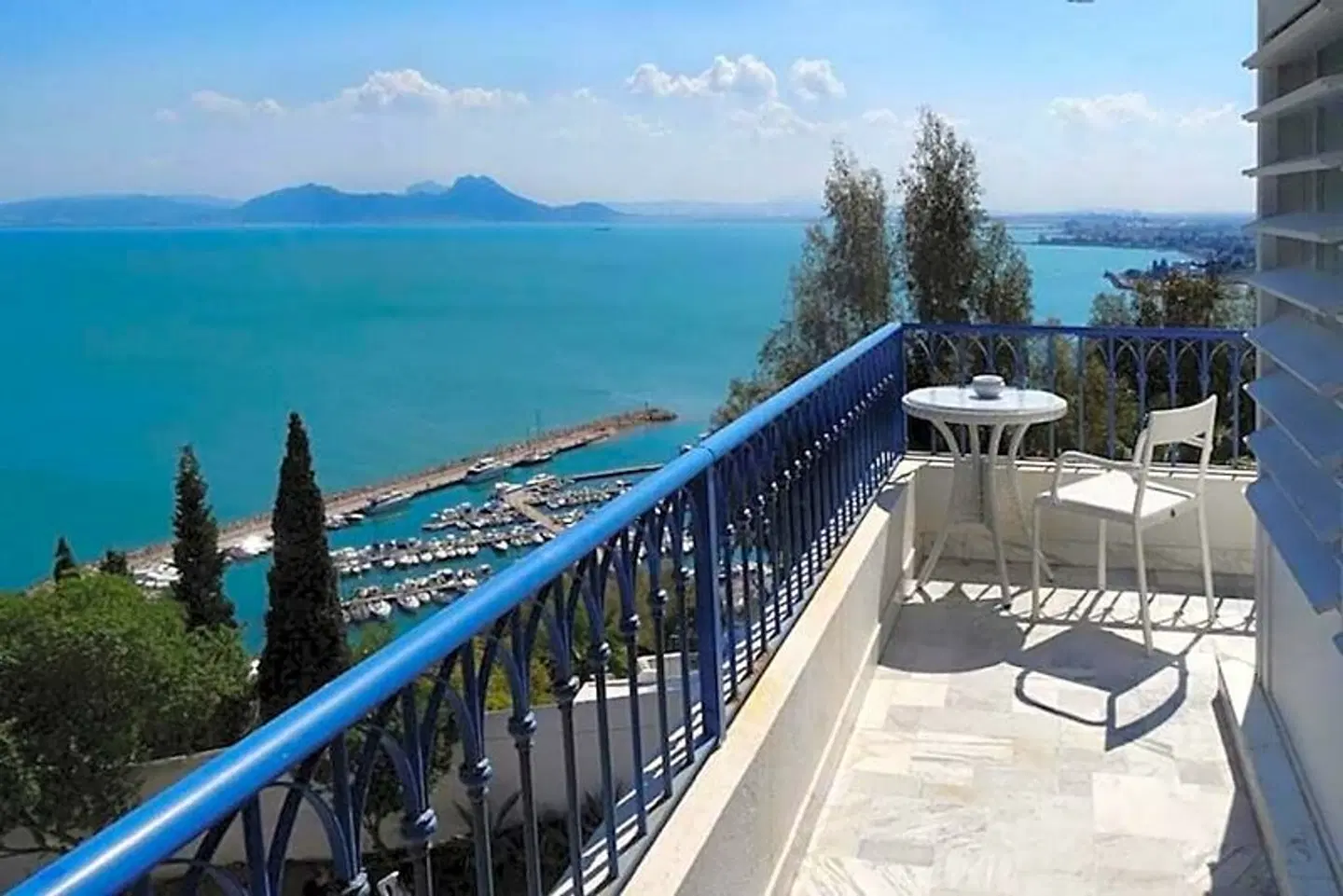 La Villa Bleue Terrasse