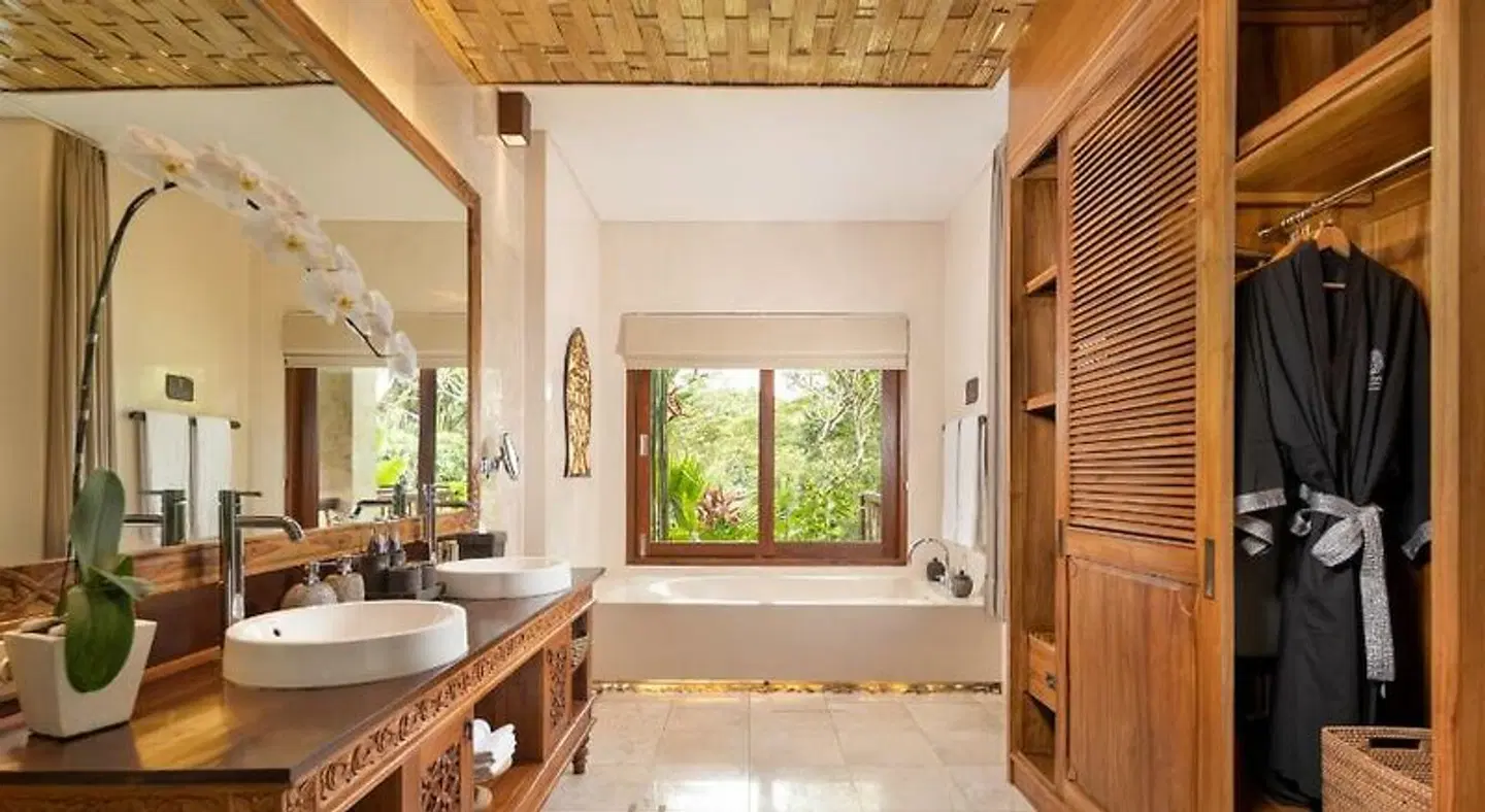 The Kayon Jungle Resort Badezimmer