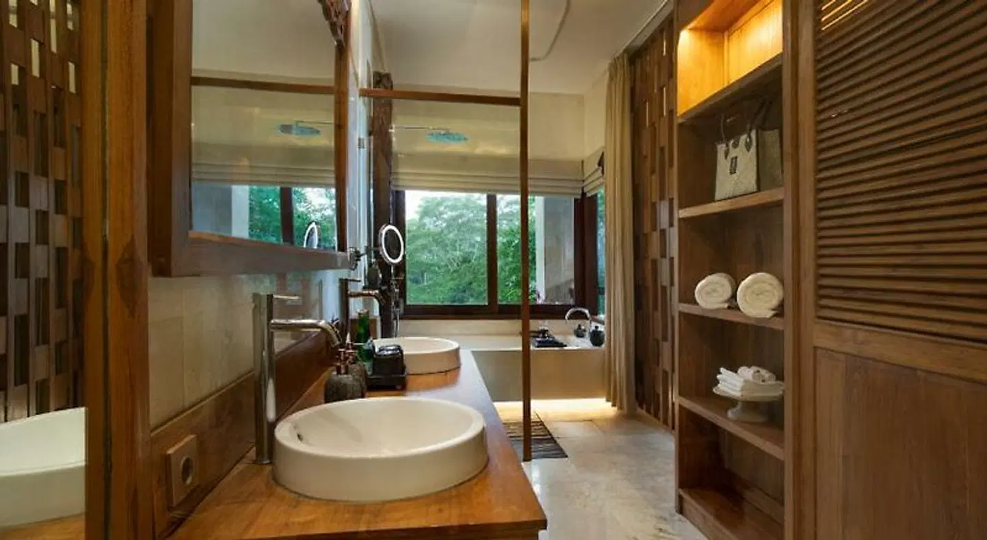 The Kayon Jungle Resort Badezimmer