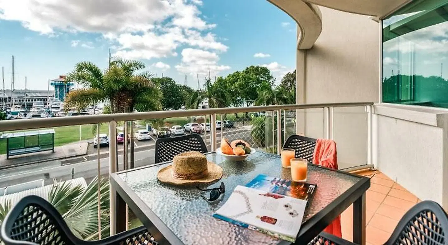 Sailport Mooloolaba Apartments Terrasse