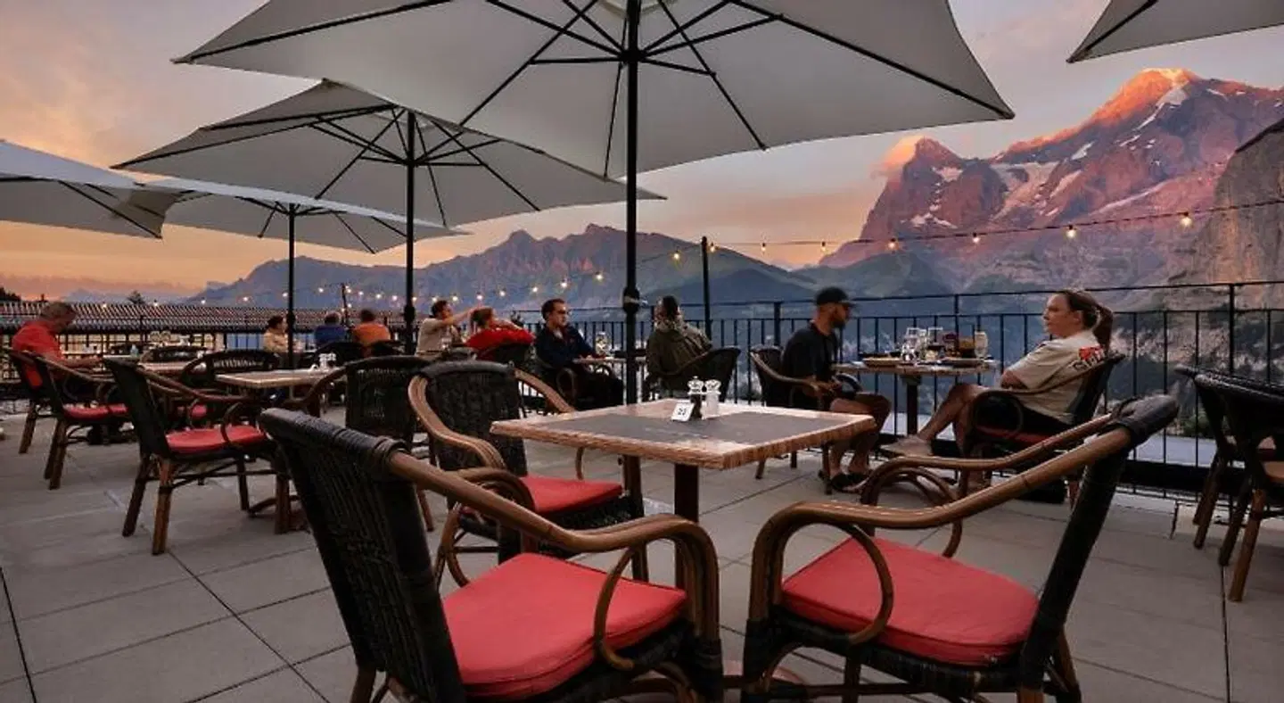 Eiger Guesthouse Mürren Terrasse