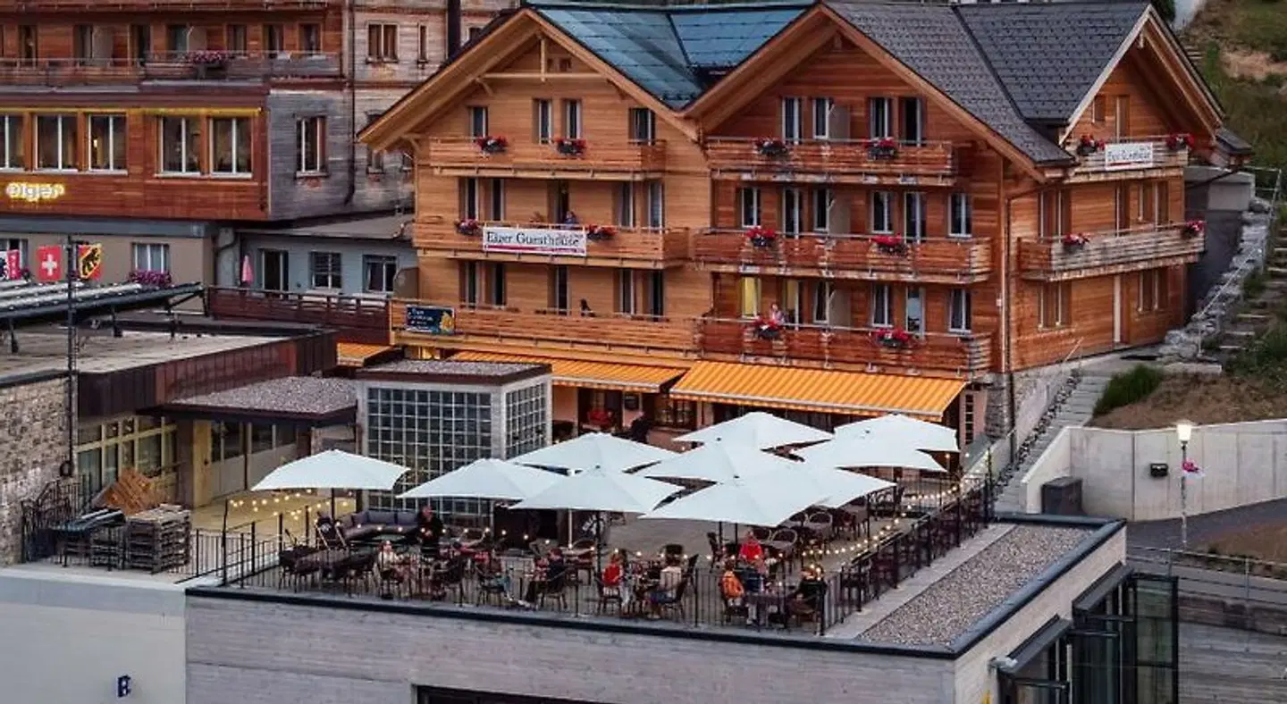 Eiger Guesthouse Mürren Terrasse