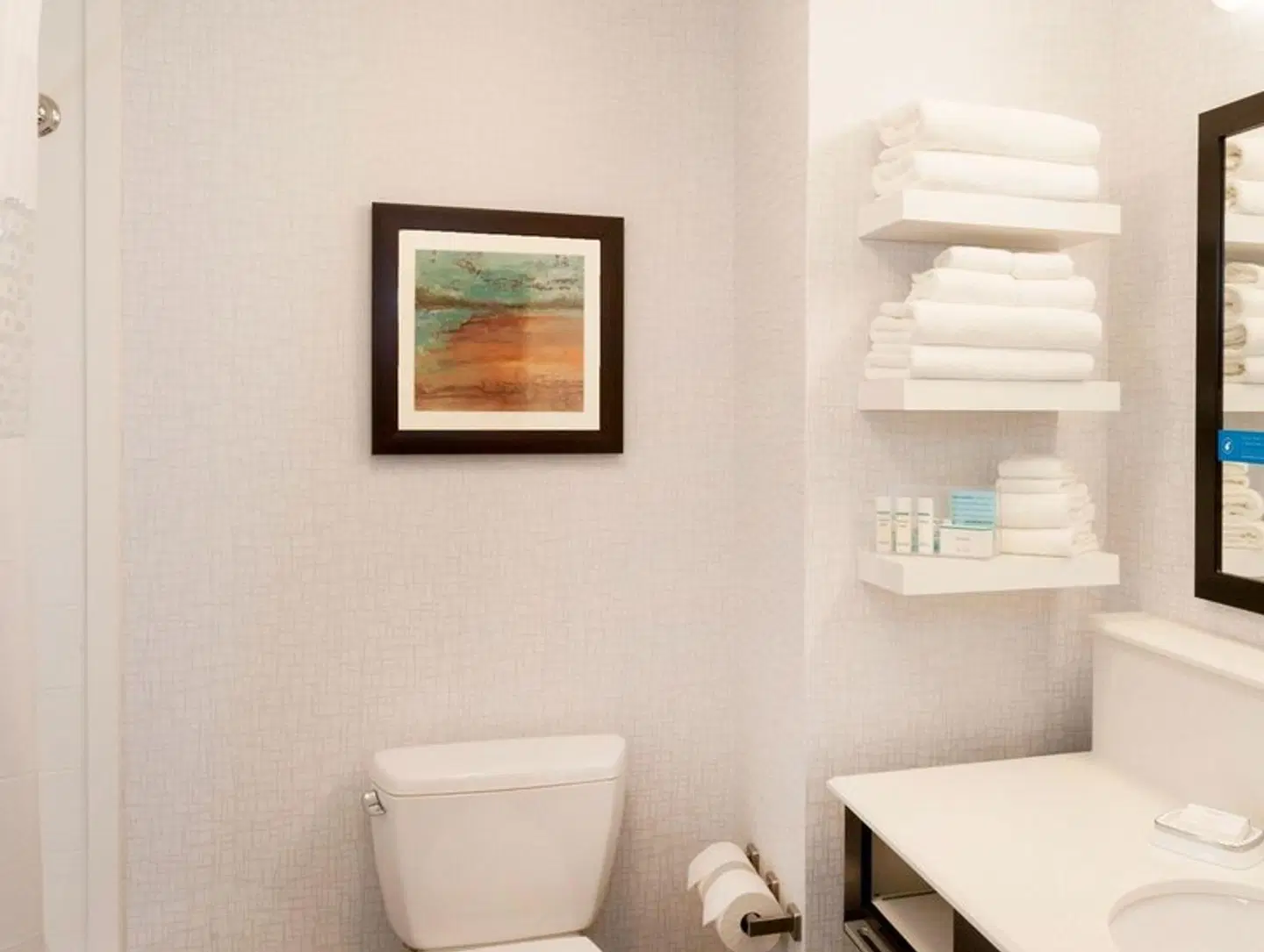 Hampton Inn & Suites Duluth North / Mall Area Badezimmer