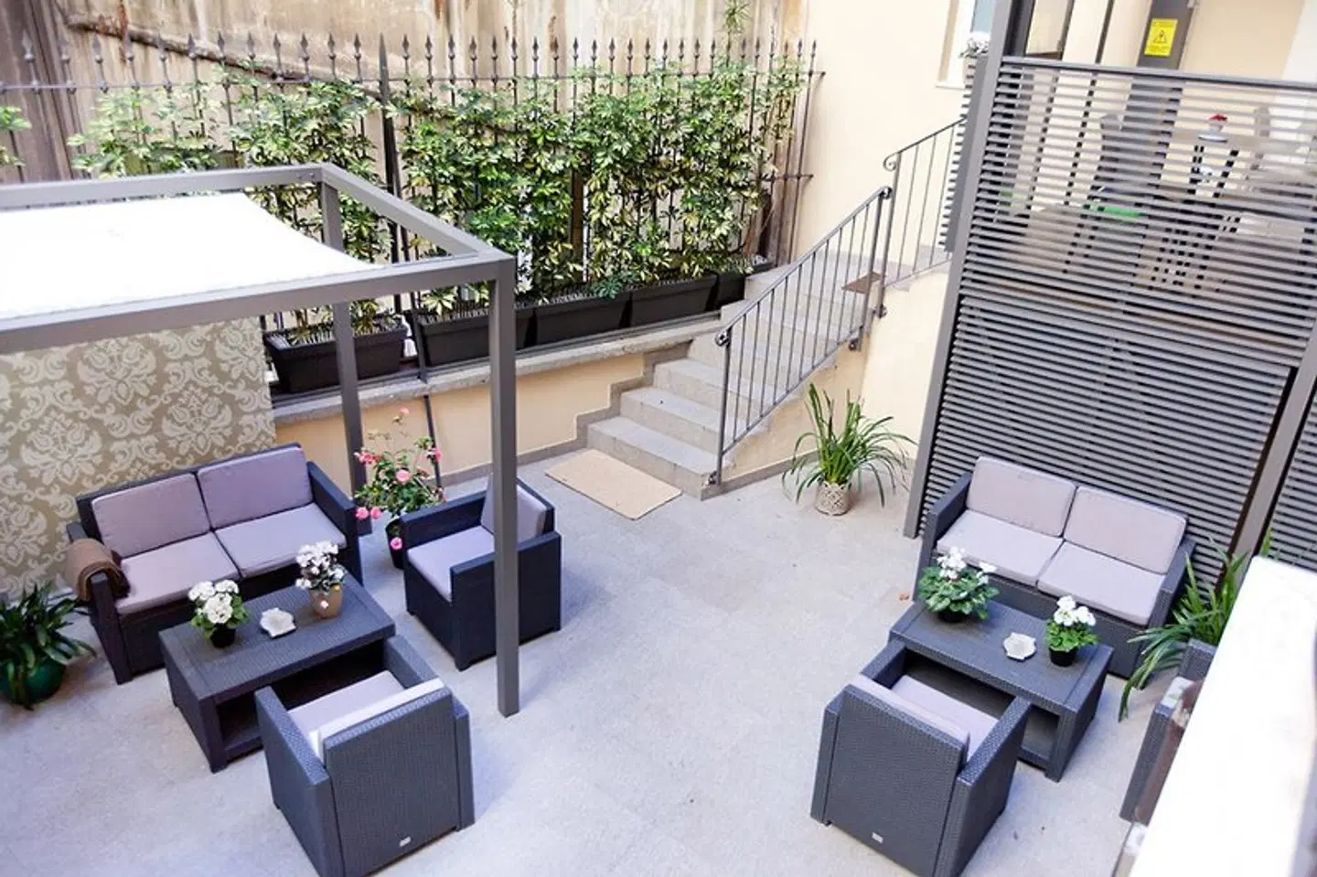 Quirinale Luxury Rooms Terrasse