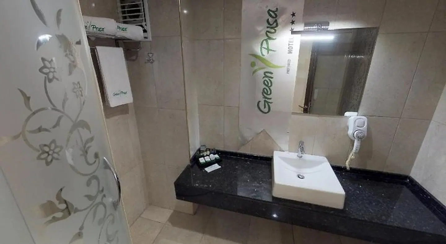 Green Prusa Hotel Badezimmer