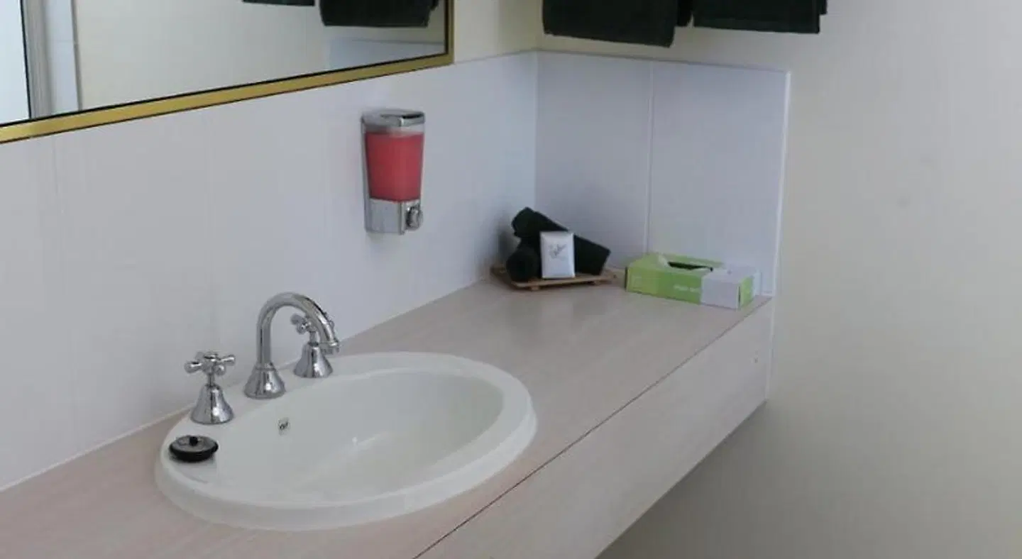 Bendigo Haymarket Motor Inn Badezimmer