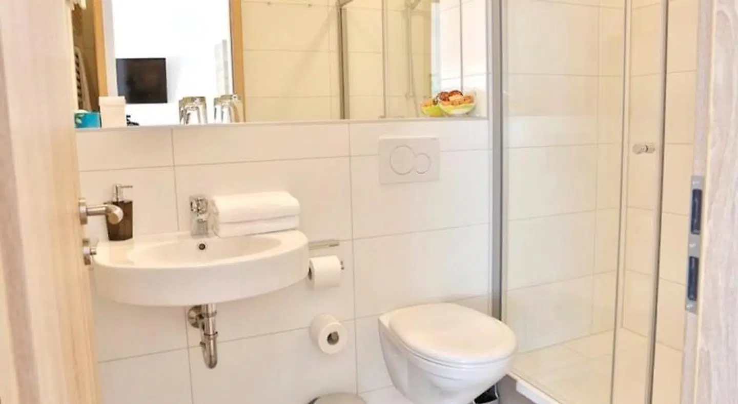 Das Falk Apartmenthaus Badezimmer