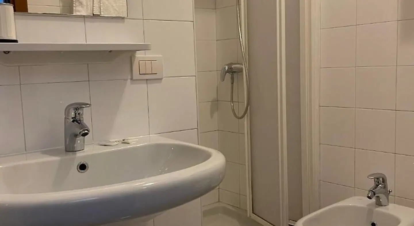 Albergo Della Torre Badezimmer