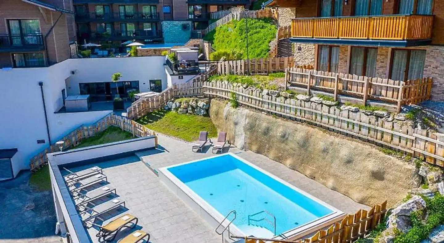 Chalet Dorf Wagrain Alpenleben Pool