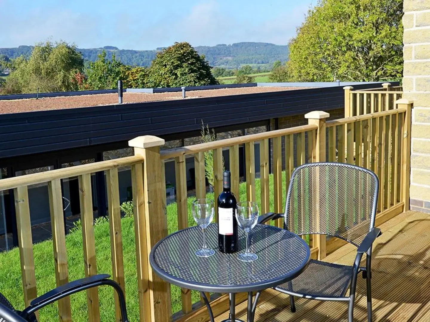 The View at the White Horse Woolley Moor Terrasse