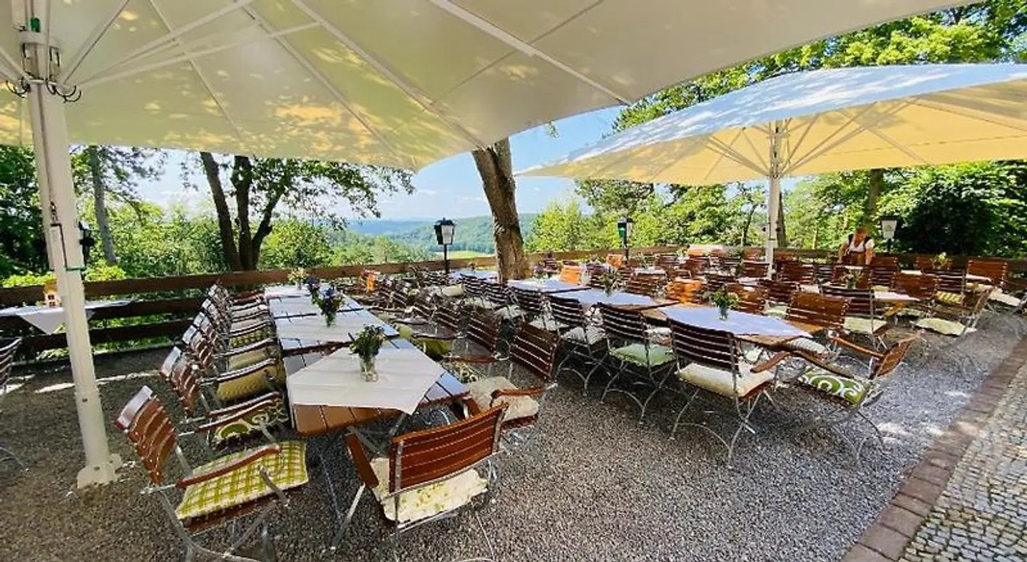 Waldgasthaus Stiefelburg Terrasse
