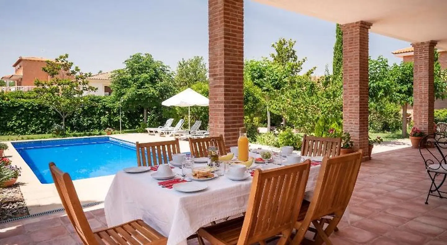 Bed and Breakfast Villa Marín Toledo Terrasse