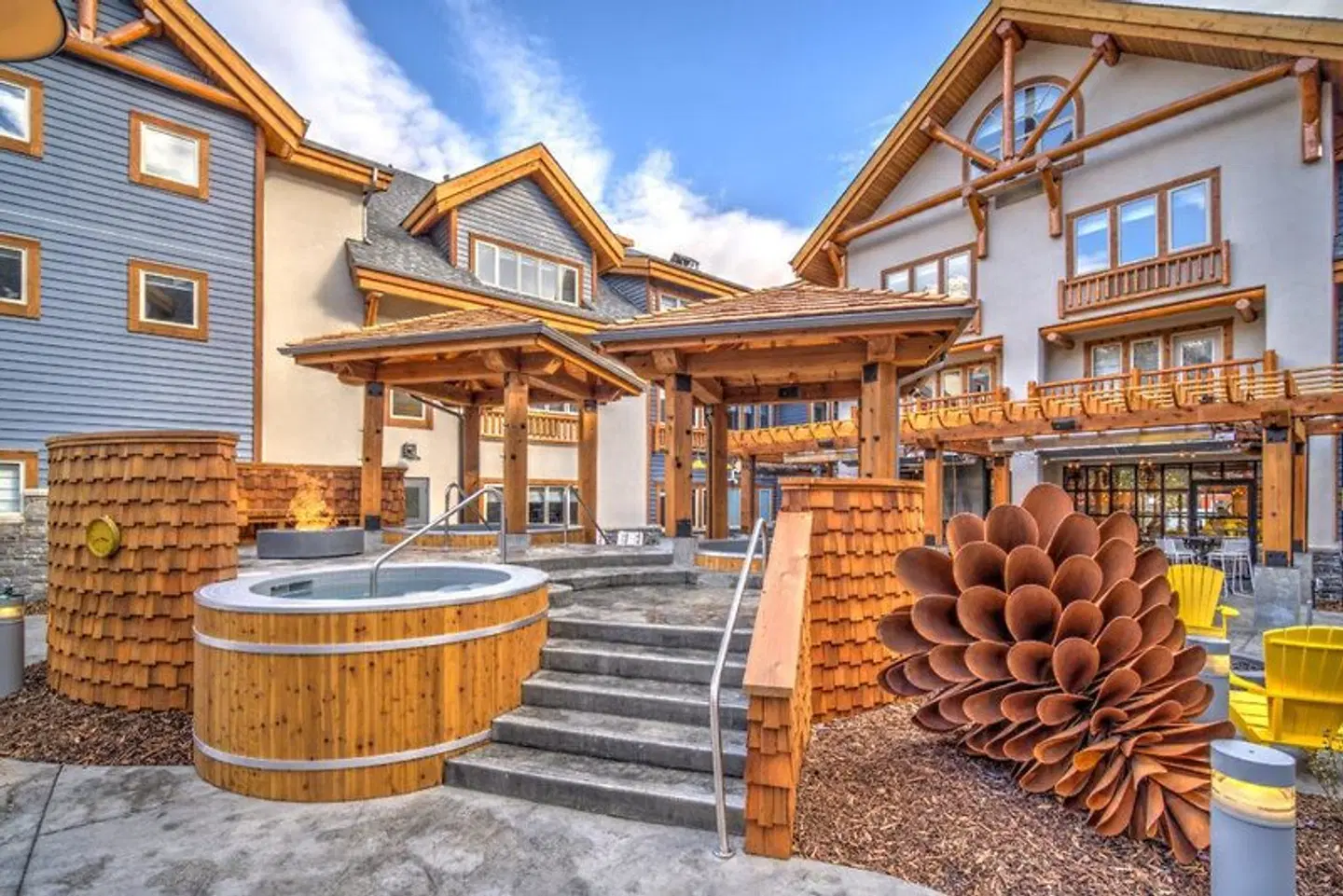 Canalta Lodge Terrasse