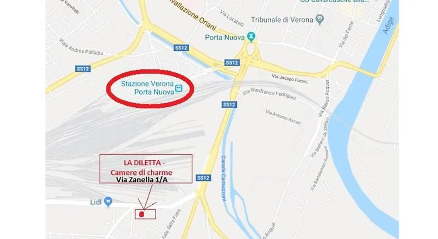 La Diletta Camere di Charme Landkarte