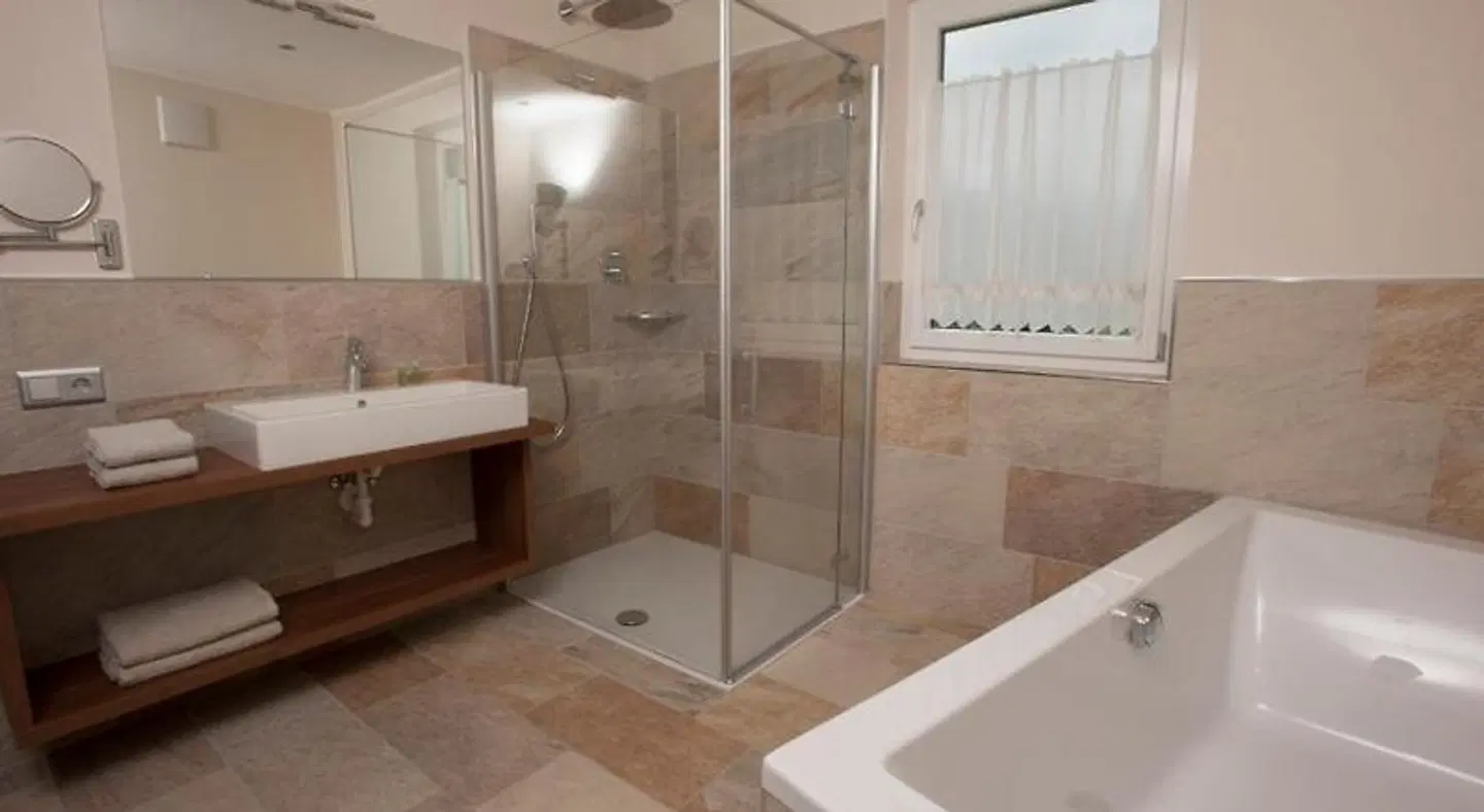 Naturhotel Gruberhof Badezimmer