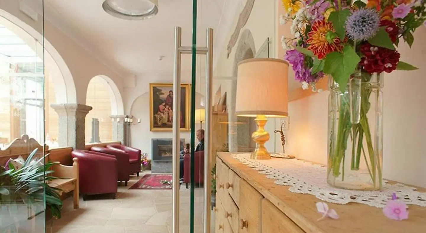 Gasthof/Albergo Dasser Badezimmer