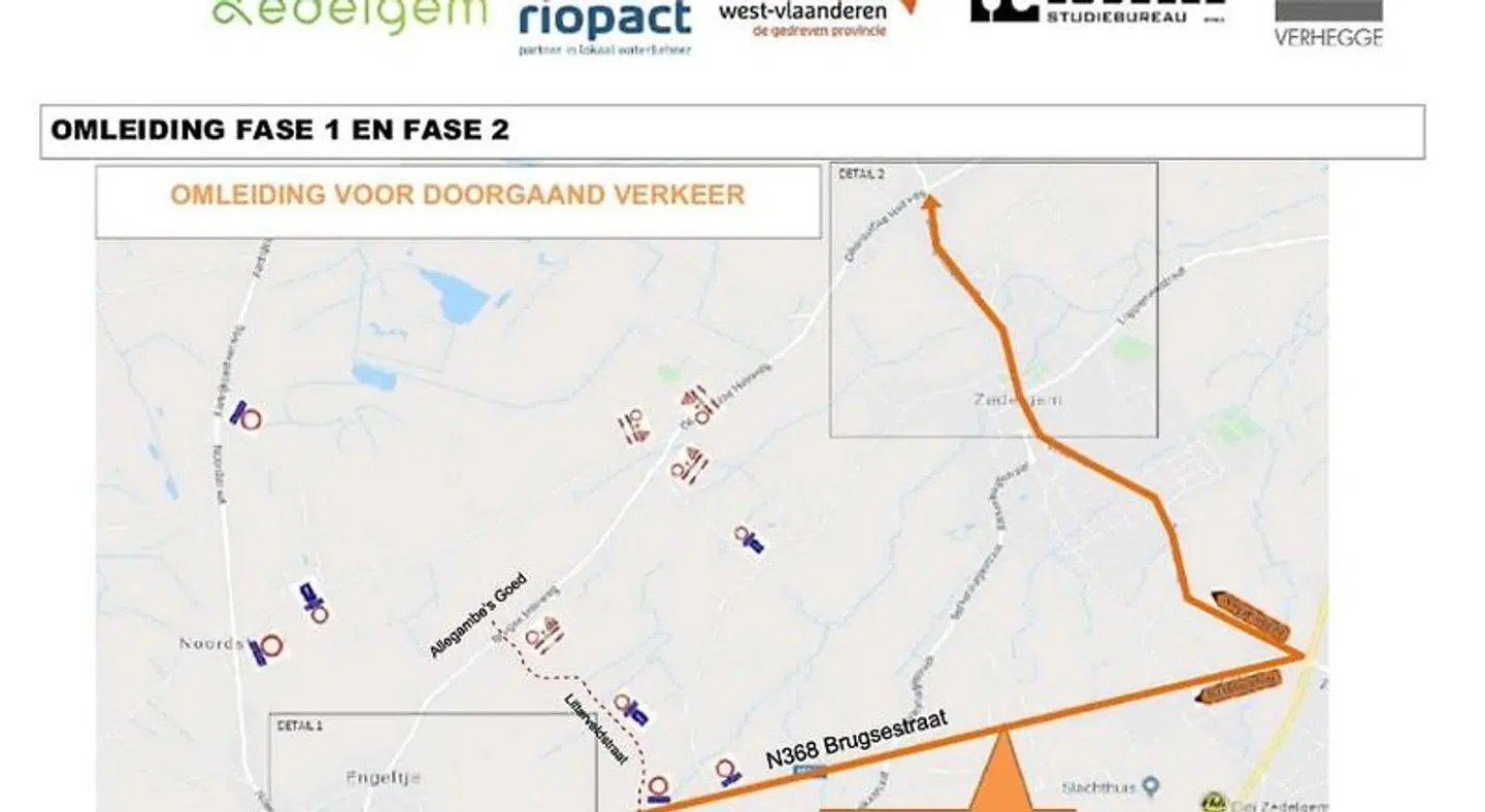 B&B Allegambe's Goed Landkarte