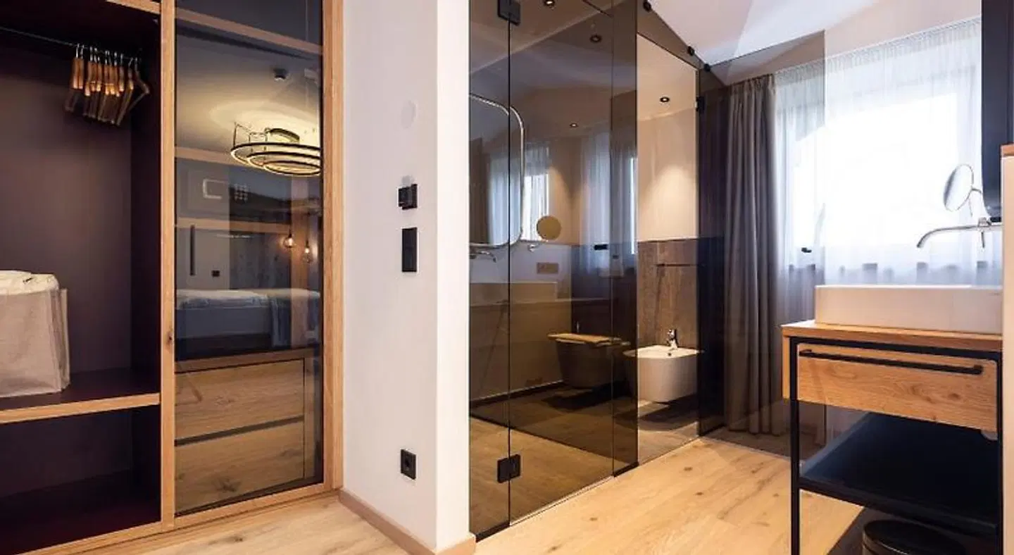 Panoramahotel Baumwirt Badezimmer