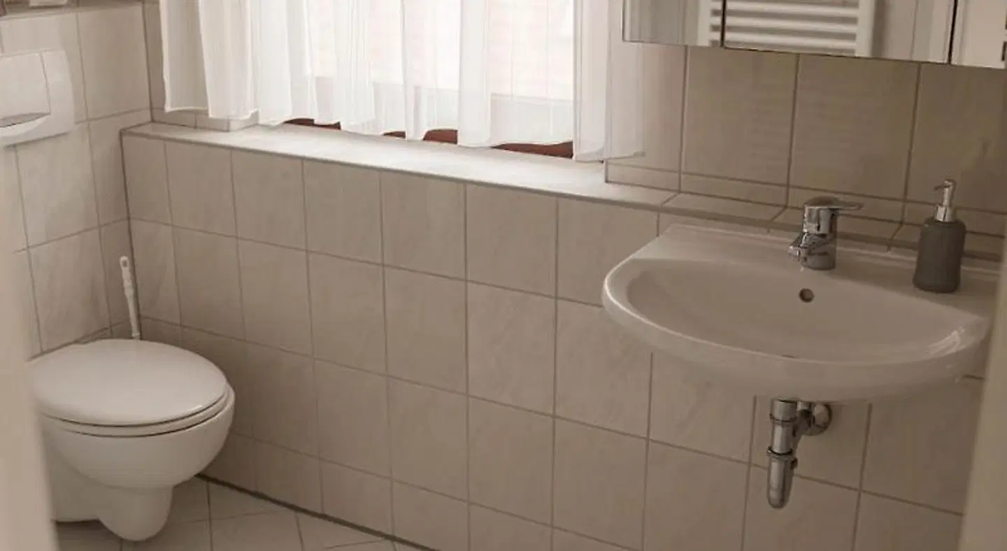 Pension Heuhexe Badezimmer