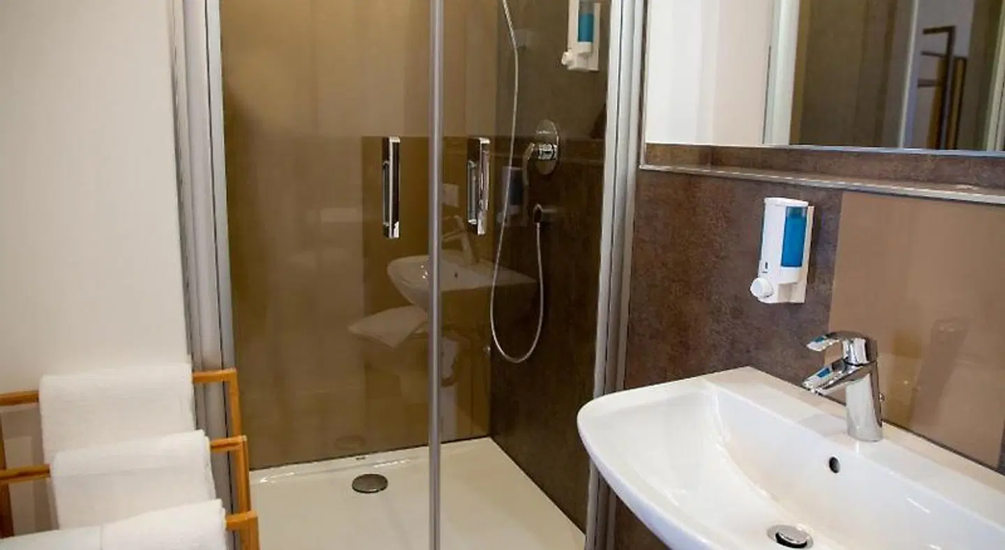 City Hotel Bamberg Badezimmer
