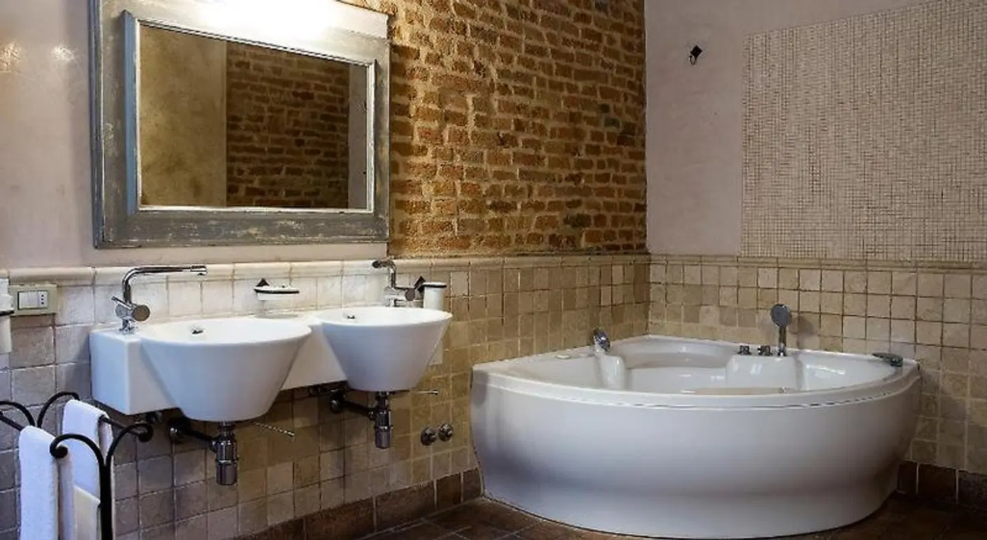 Relais Cascina Scottina Badezimmer