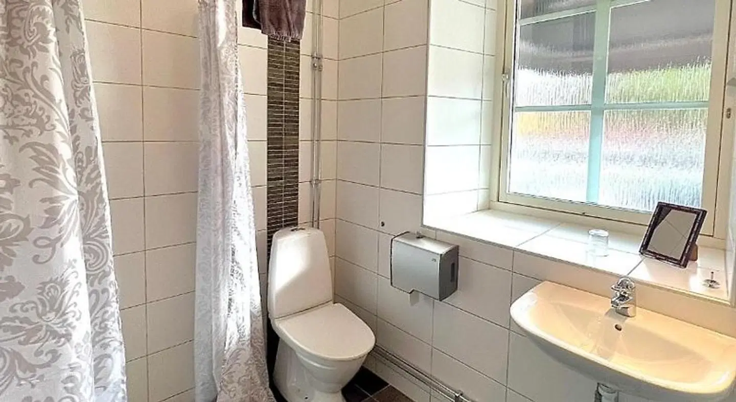 Hotell Alderholmen Badezimmer