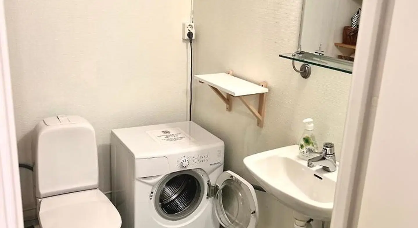 Hotell Alderholmen Badezimmer