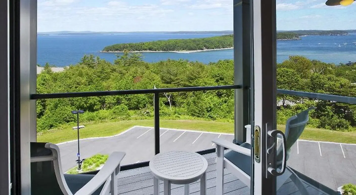 Hampton Inn Bar Harbor Terrasse
