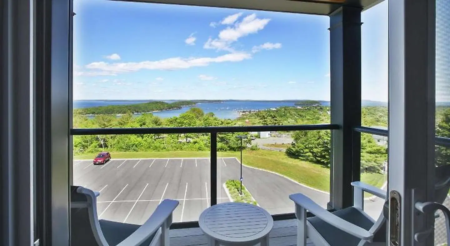 Hampton Inn Bar Harbor Terrasse