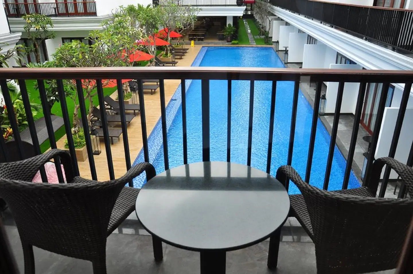 Grand Palace Hotel Sanur - Bali Terrasse