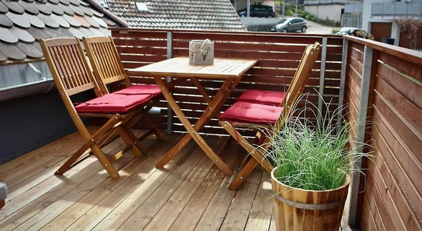 Dom-i-ziel Apartments Terrasse