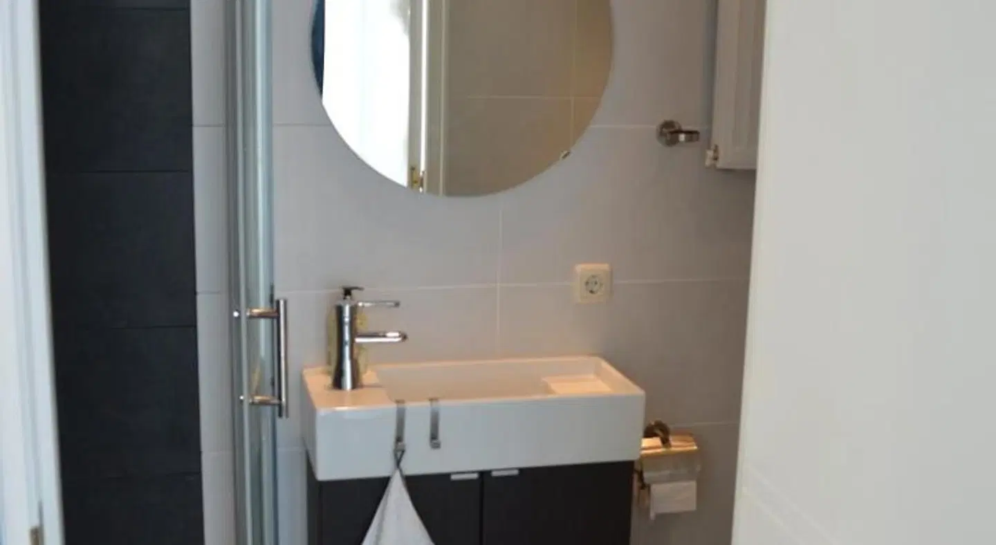 Het blauwe huis Badezimmer