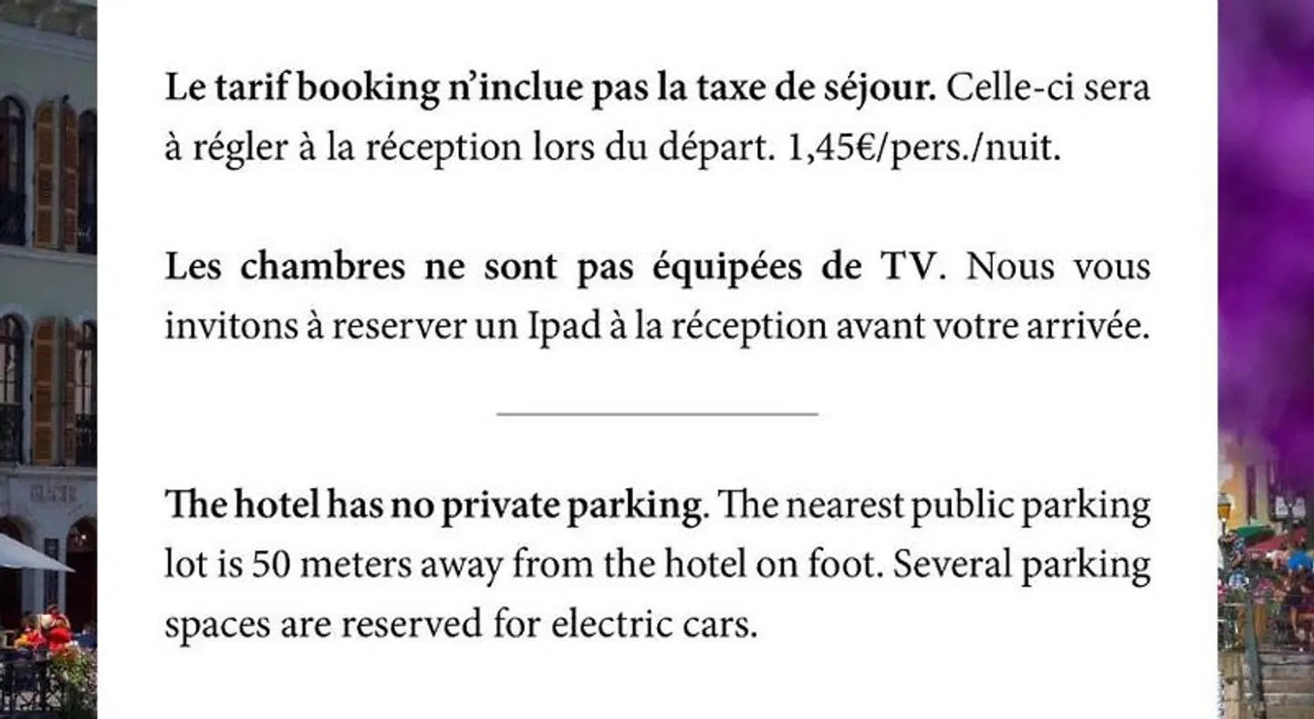 Le Boutik Hotel Landkarte