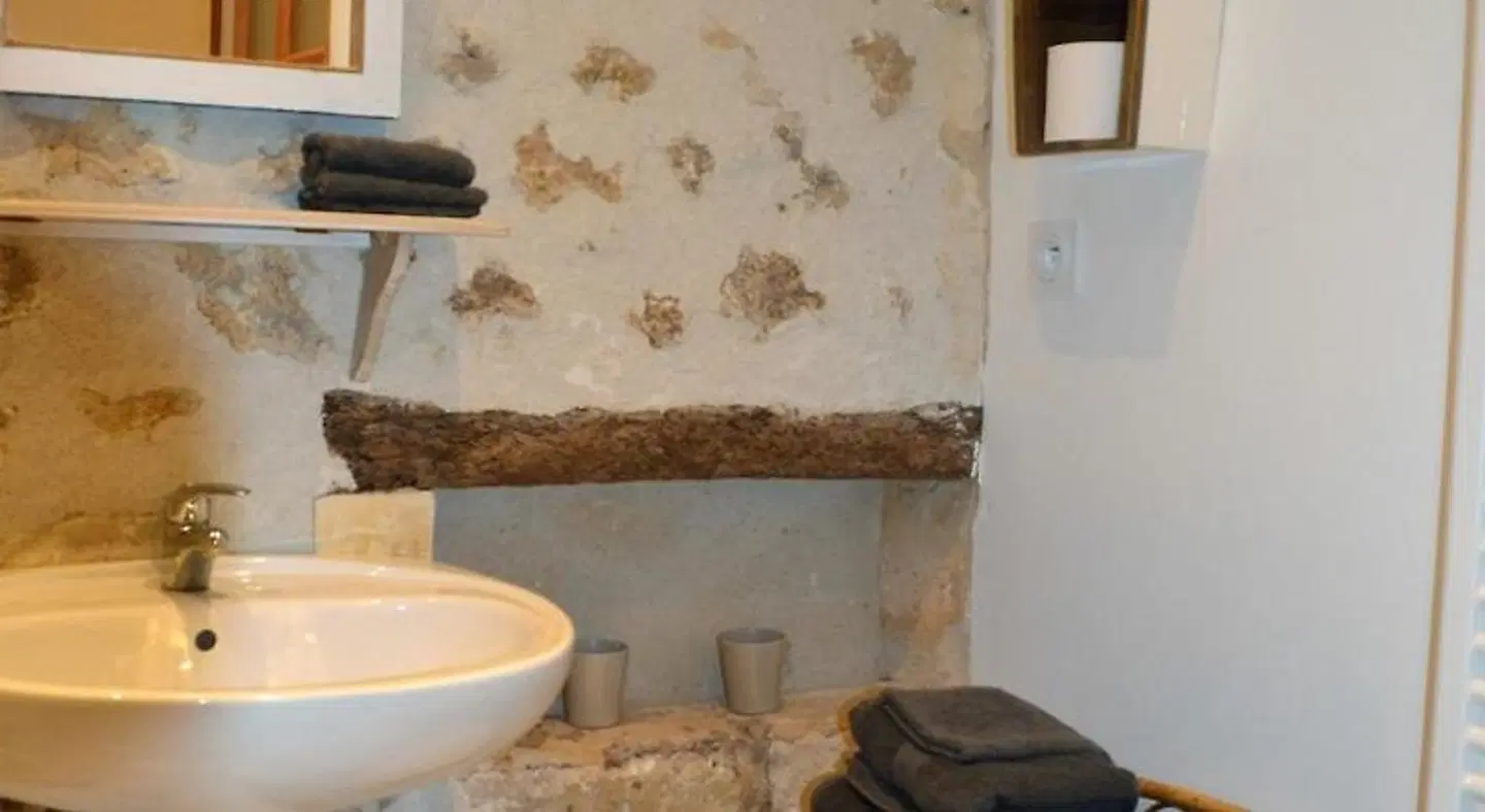 Les chambres de la grange Badezimmer