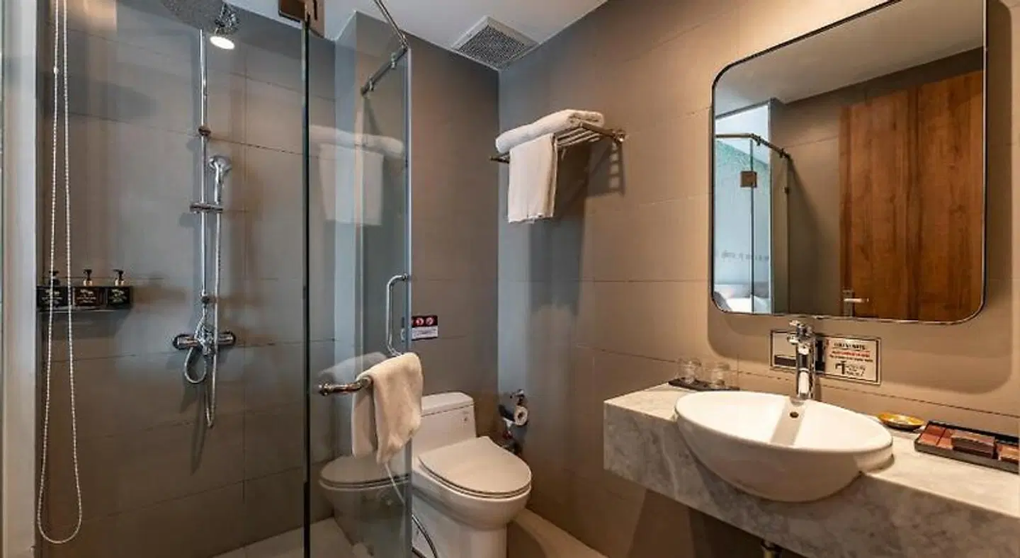 Thanh Long Hotel Badezimmer