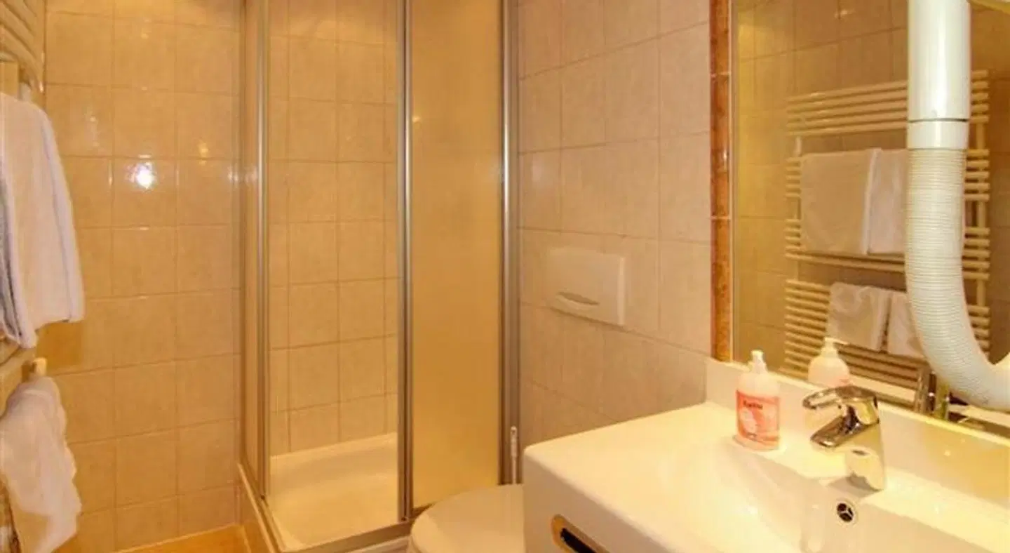 Hotel Hubertus Badezimmer