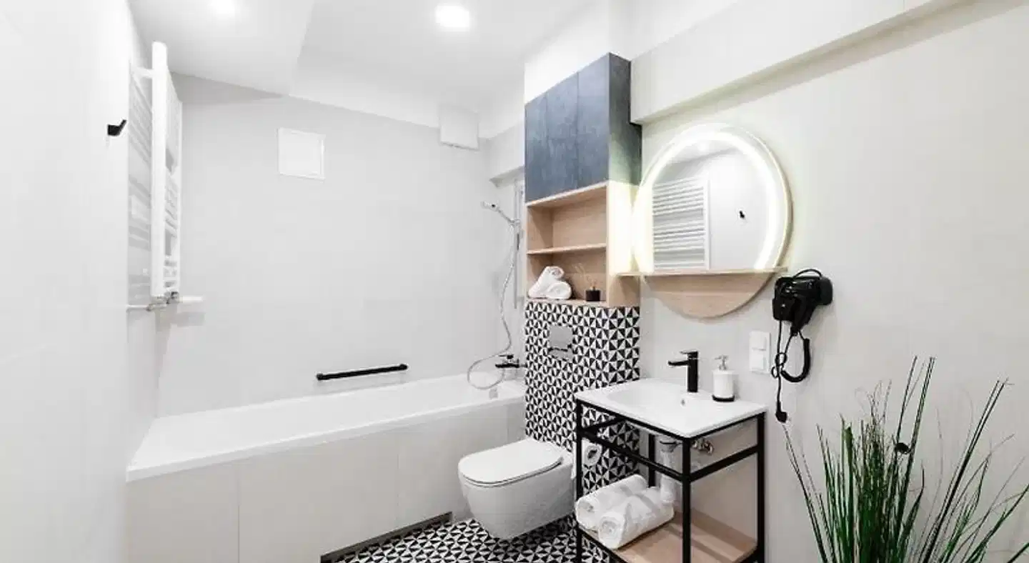 Tulip Residences Warsaw Targowa Badezimmer