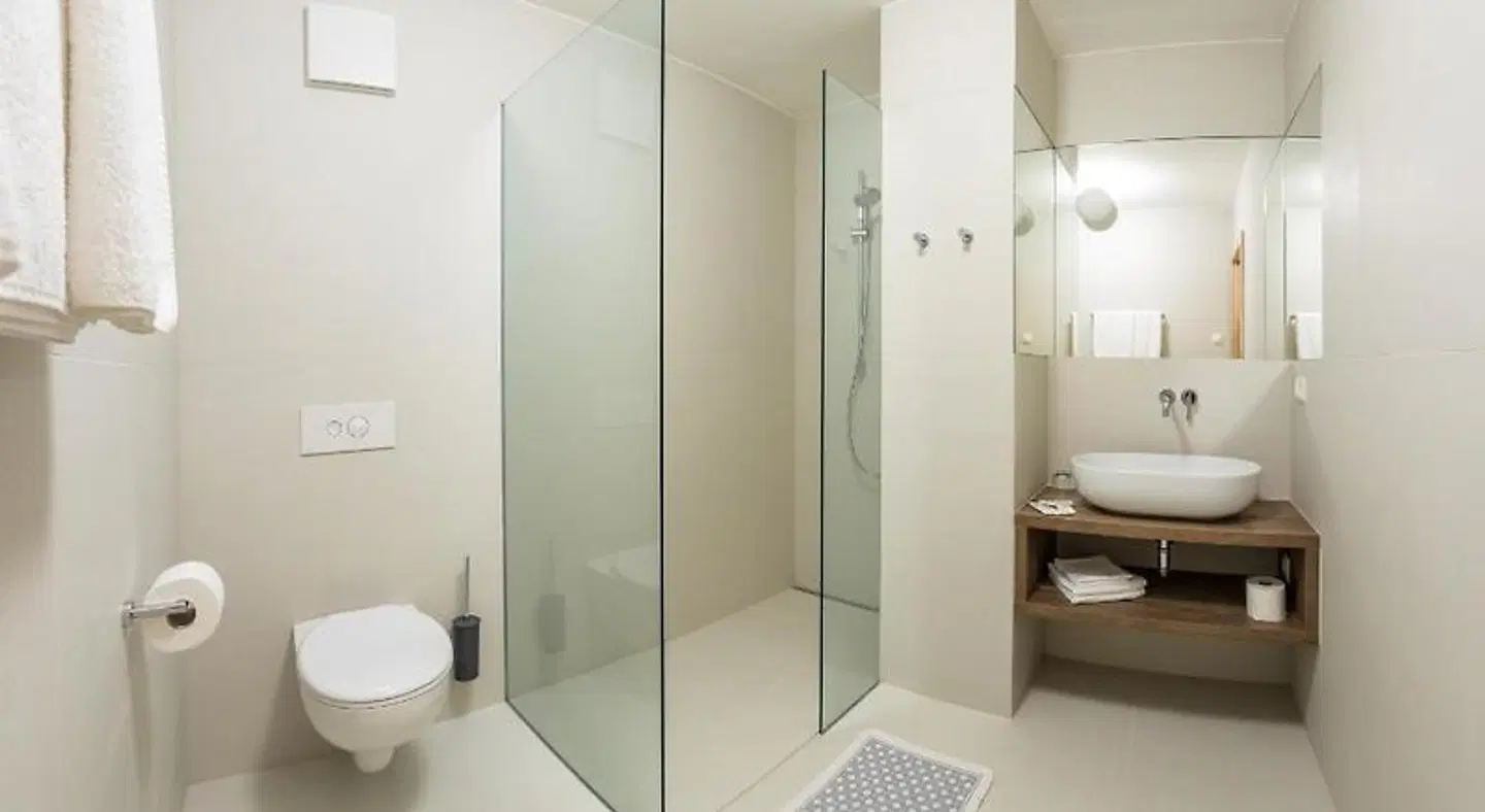 Hotel Untermelz Badezimmer