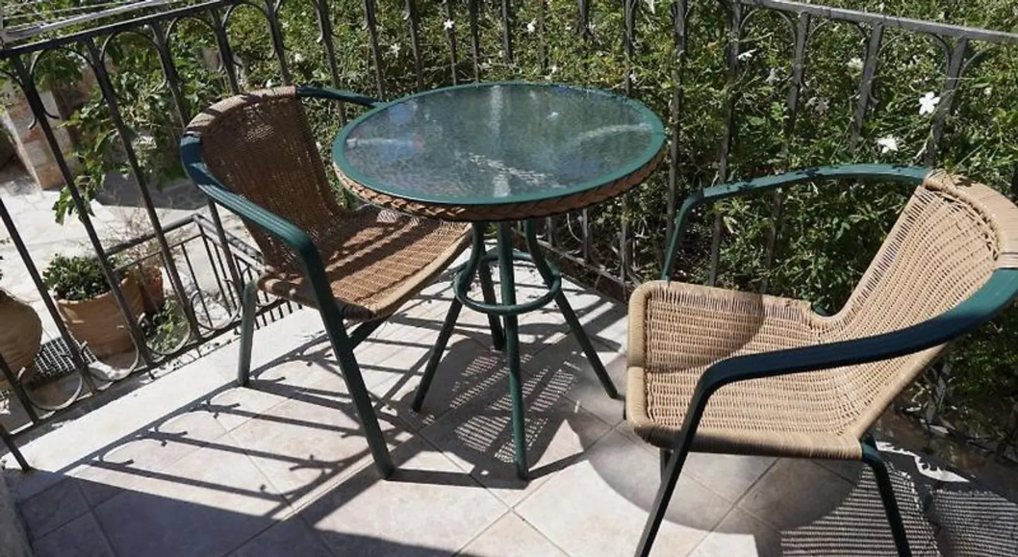 Mani Stone Towers Terrasse