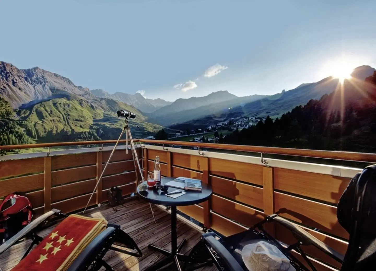 Tschuggen Grand Hotel Terrasse