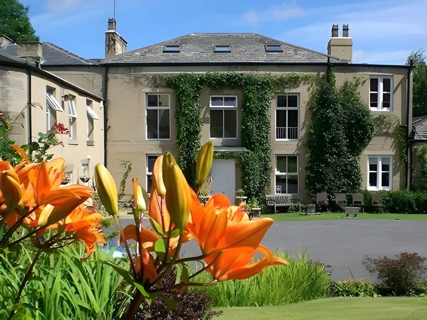 Hedgefield House Hotel Terrasse