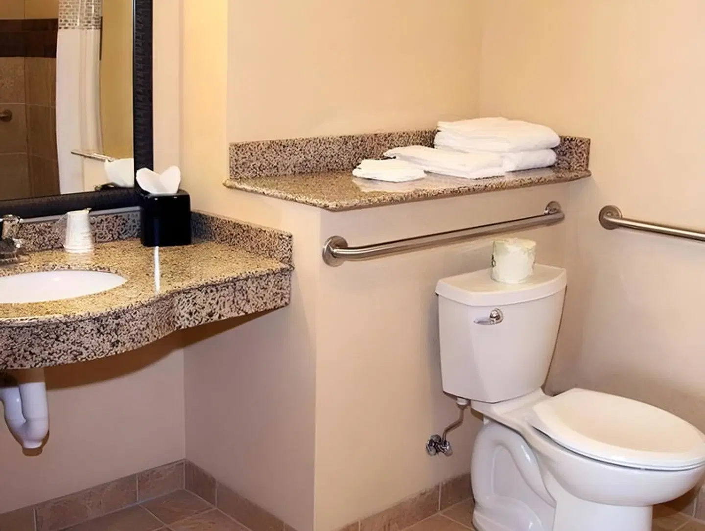 Hampton Inn & Suites Buffalo Badezimmer