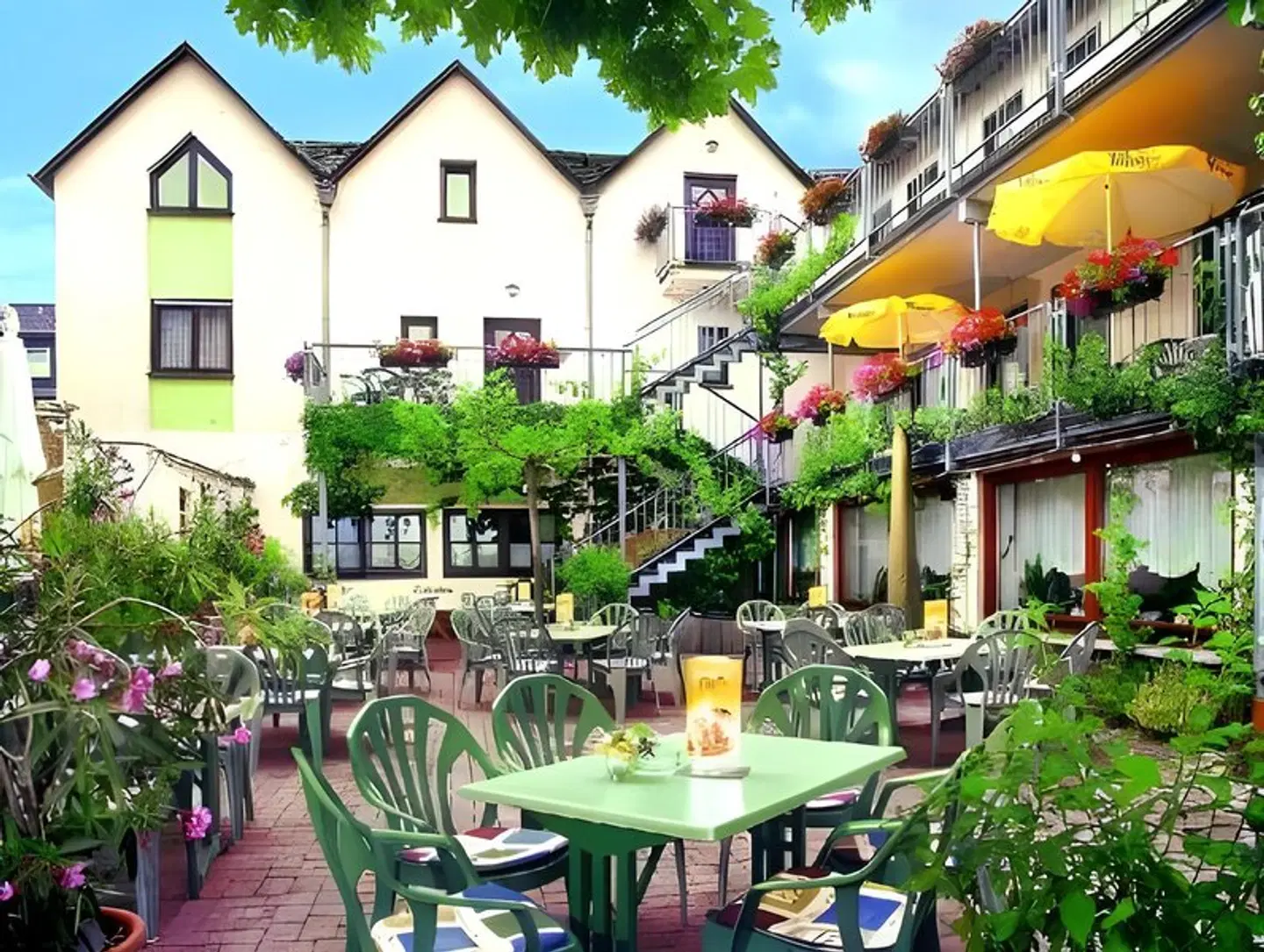 Weinhaus Berg Terrasse