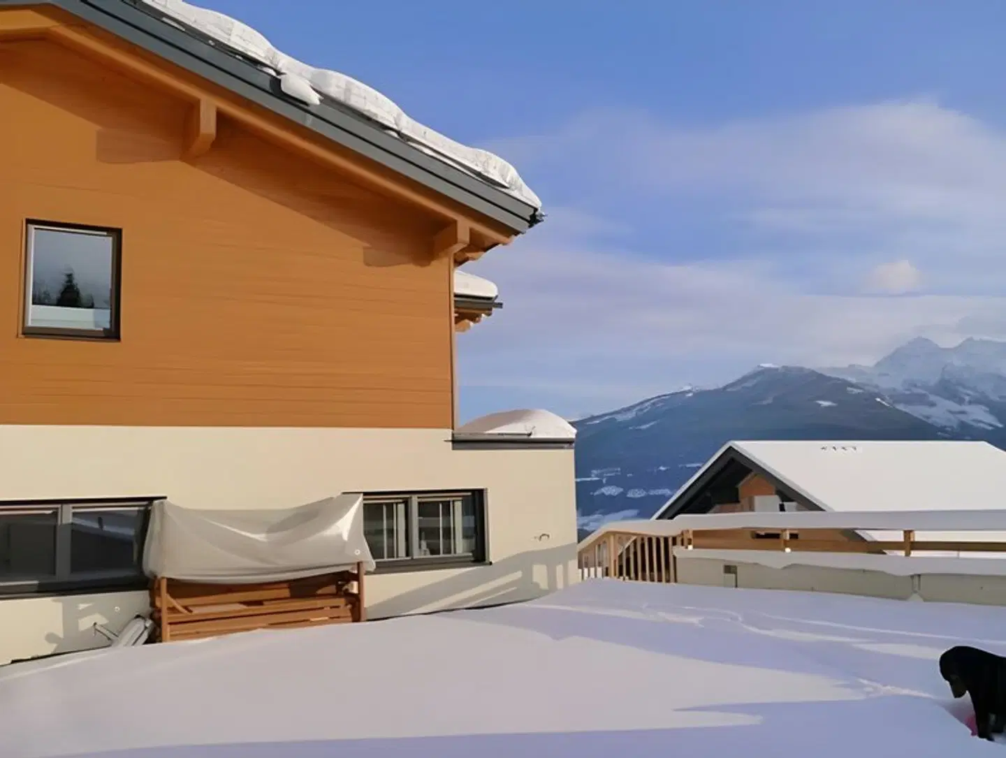 Austrian Alpine Apartments Terrasse