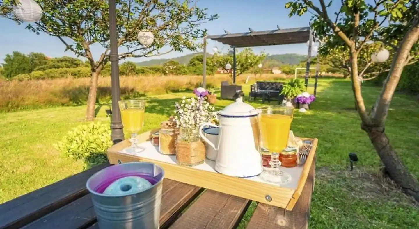 Apartamentos Pumarín Garten