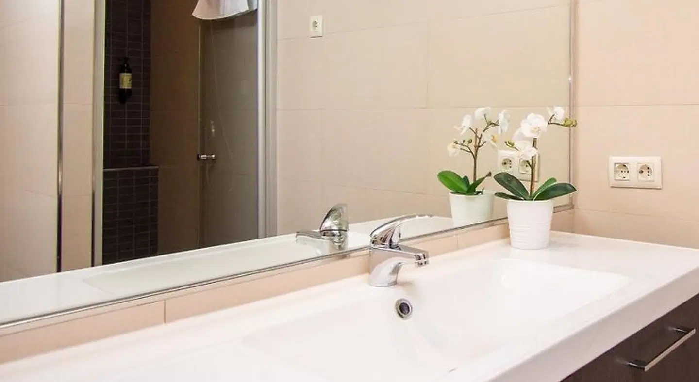 Apartamentos Santa Fe Badezimmer