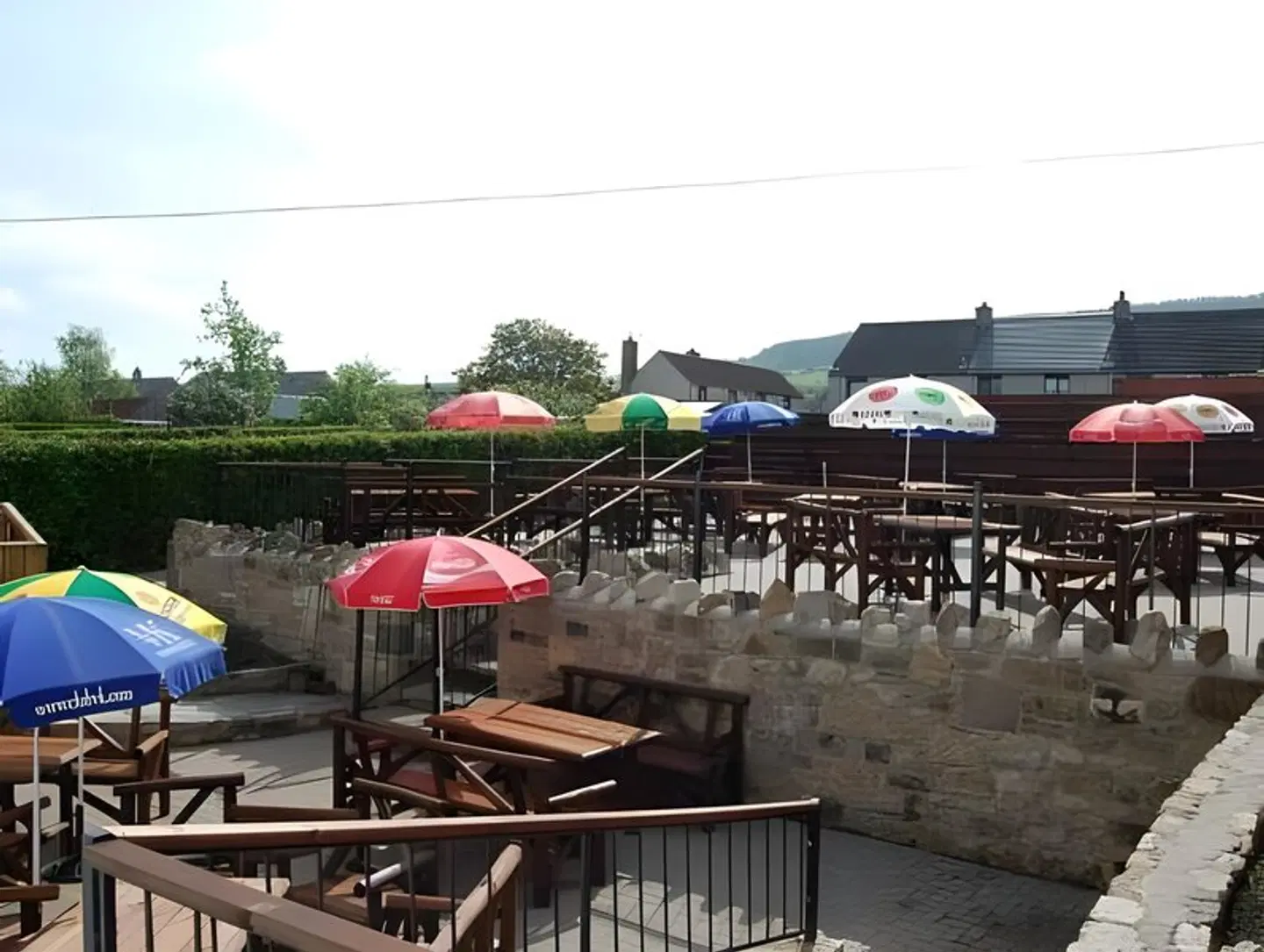Auld Cross Keys Inn Terrasse