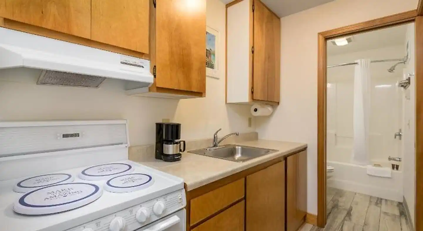 Ocean Suites Motel Badezimmer